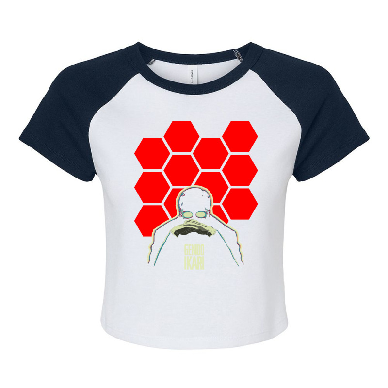 Gendo Ikari Evangelion Super Dad Raglan Crop Top by cozijndjoukaw | Artistshot