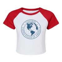 Control   United States Of America Raglan Crop Top | Artistshot