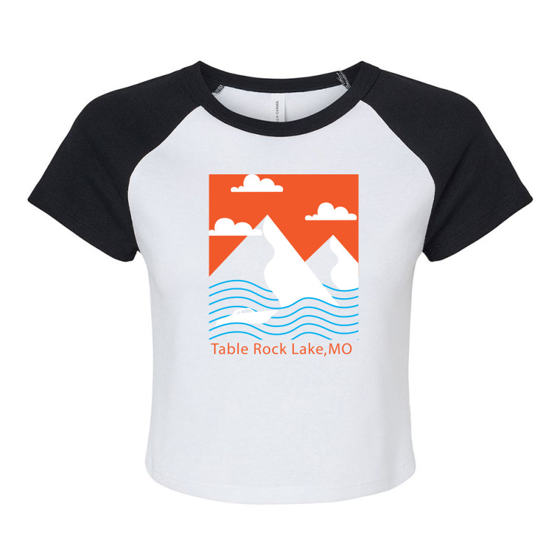 Table Rock Lake Mo Raglan Crop Top by Alexsmith | Artistshot