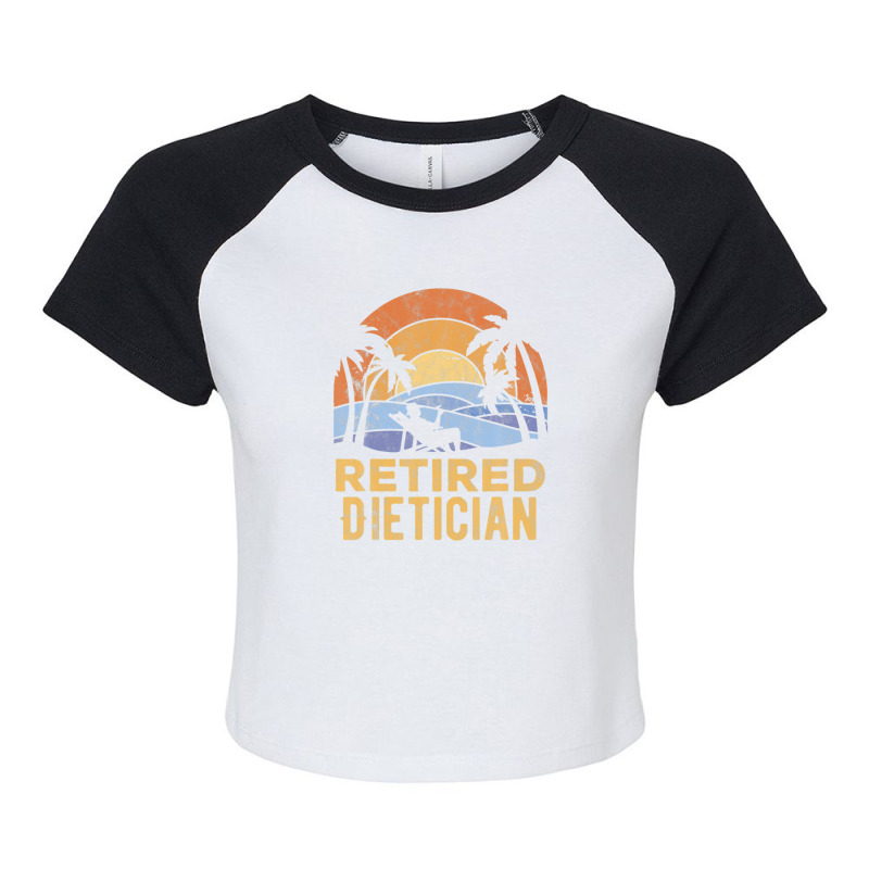 The Legend Has Retired Dietician Raglan Crop Top by mensenicasase | Artistshot