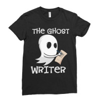 Ghost Writer Ghoul Author Halloween Trick Or Treat Ladies Fitted T-shirt | Artistshot