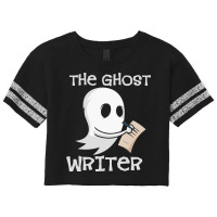 Ghost Writer Ghoul Author Halloween Trick Or Treat Scorecard Crop Tee | Artistshot