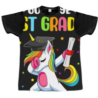 Goodbye 1st Grade Hello 2nd Grade Unicorn Girls Graphic T-shirt | Artistshot