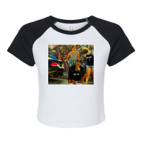 Dom Kennedy   Yellow Album Raglan Crop Top | Artistshot