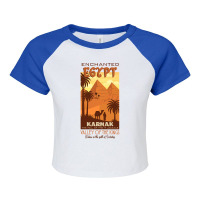 Hot Trend Mummy Travel Poster Raglan Crop Top | Artistshot