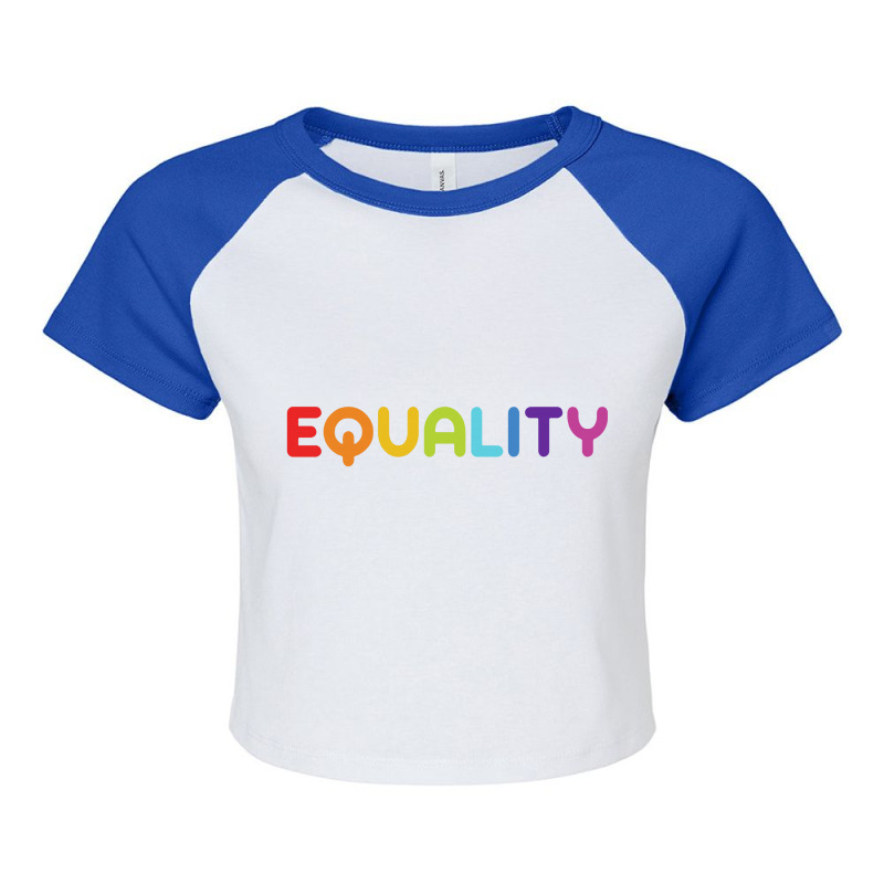 Equality Raglan Crop Top by matiah | Artistshot