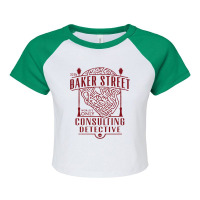 Baker Street Consulting Detective Raglan Crop Top | Artistshot