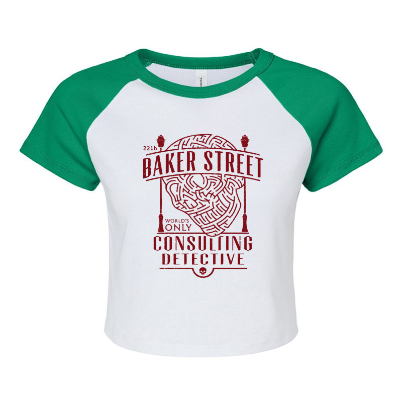 Baker Street Consulting Detective Raglan Crop Top by Kimonos | Artistshot