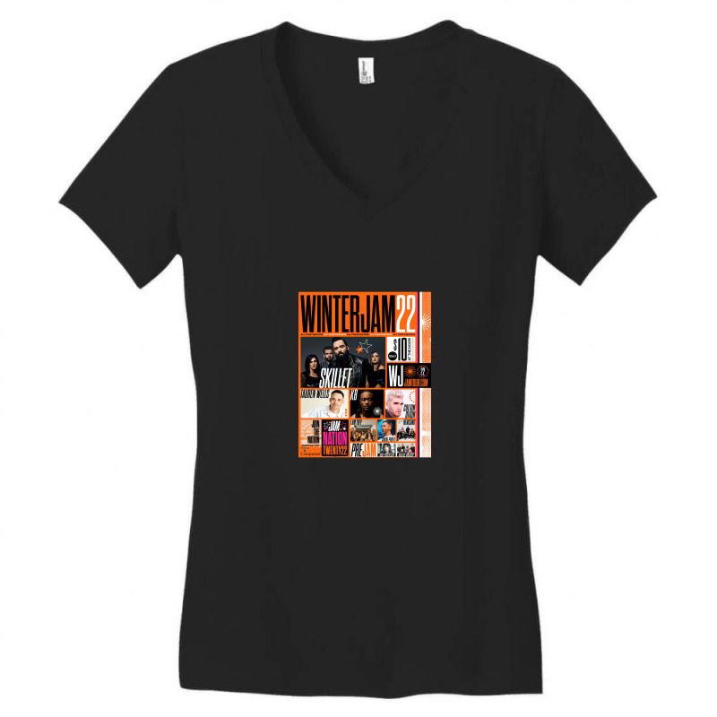 Winter Jam Women's V-Neck T-Shirt by hijaukan870603rtl | Artistshot