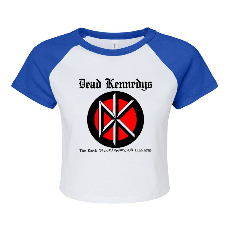 Dead Kennedys Earth Tavern 1979 Raglan Crop Top by Ja98 | Artistshot