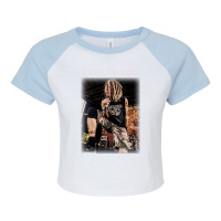 Just Scream It Randy Blythe Raglan Crop Top | Artistshot