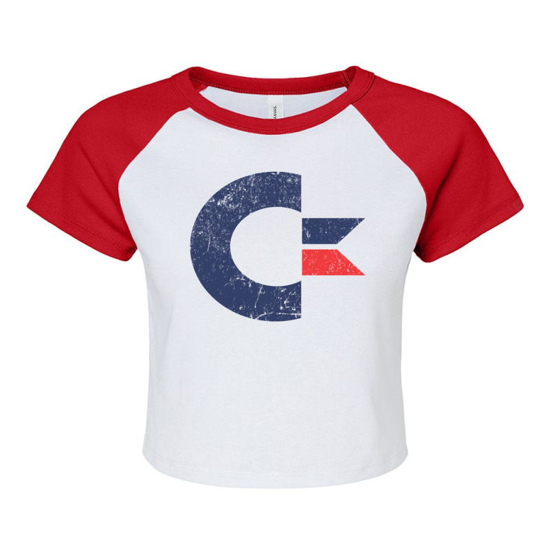 Commodore International Raglan Crop Top by sebciomotunt | Artistshot