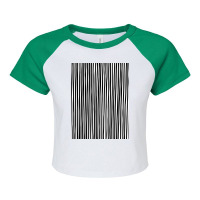 Hand Drawn Vertical Parallel Dense Black Lines On  Raglan Crop Top | Artistshot