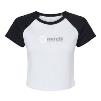 Midi - Musical Instrument Digital Interface 1 Raglan Crop Top | Artistshot