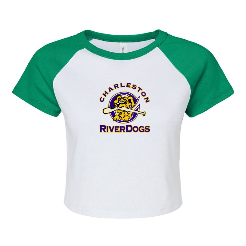 Charleston River Dogs Raglan Crop Top by PauletteWatkins1 | Artistshot