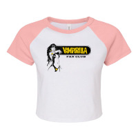 Vampirella Fan Club 1 Raglan Crop Top | Artistshot