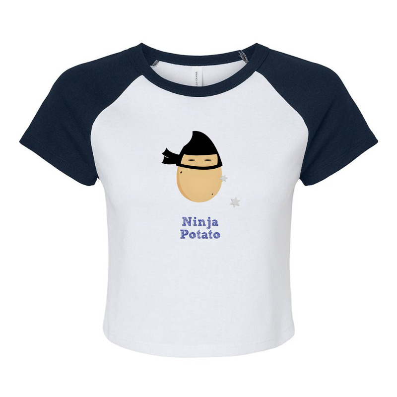 Is Potato Sweet Cute Shirt Sticker Raglan Crop Top by ava_shirts | Artistshot