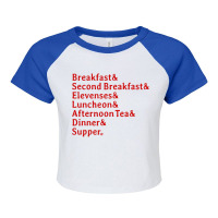 Typical Daily Meals Raglan Crop Top | Artistshot