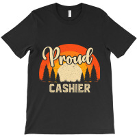 Funny Cashier Superhero Vintage Tee For Men Dad 6 T-shirt | Artistshot