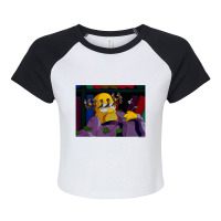 The Simpsons Treehouse Of Horror Halloween Dizzy H Raglan Crop Top | Artistshot