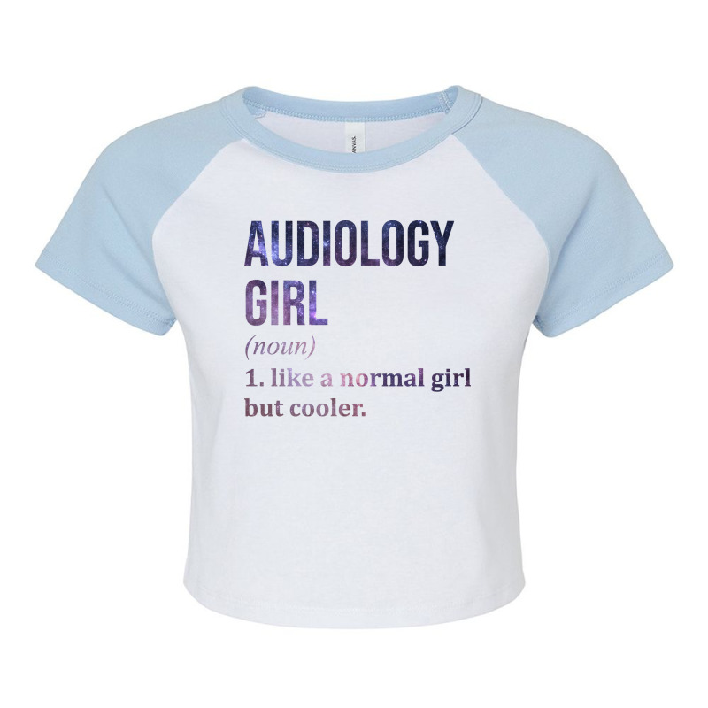 Awesome And Funny Definition Style Saying Audiolog Raglan Crop Top by freezyaloiniv | Artistshot