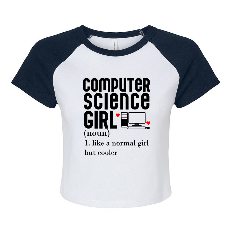 Limited Edition Computer Science-6mwag Raglan Crop Top by baileyjohn2 | Artistshot