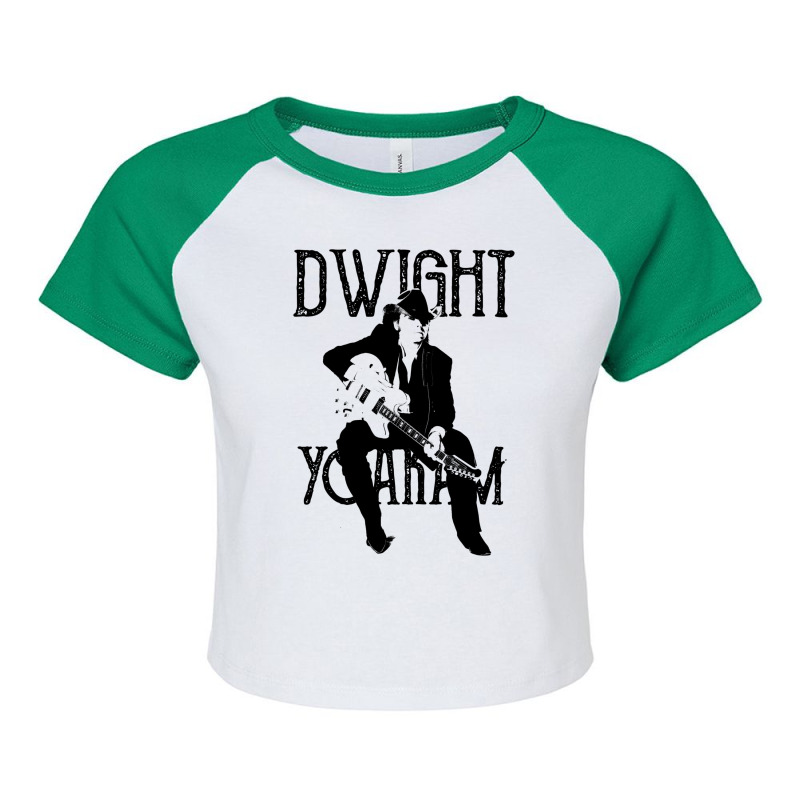 Dwight   Black Stencil Raglan Crop Top by firpohudakd | Artistshot