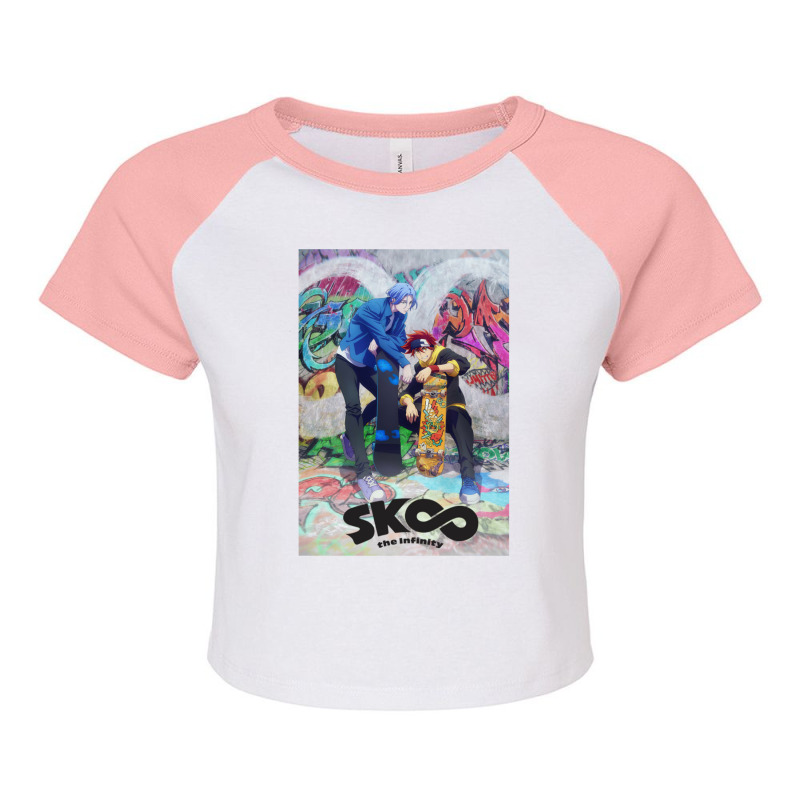 Sk8 The Infinity Anime Raglan Crop Top by zenontenengt | Artistshot