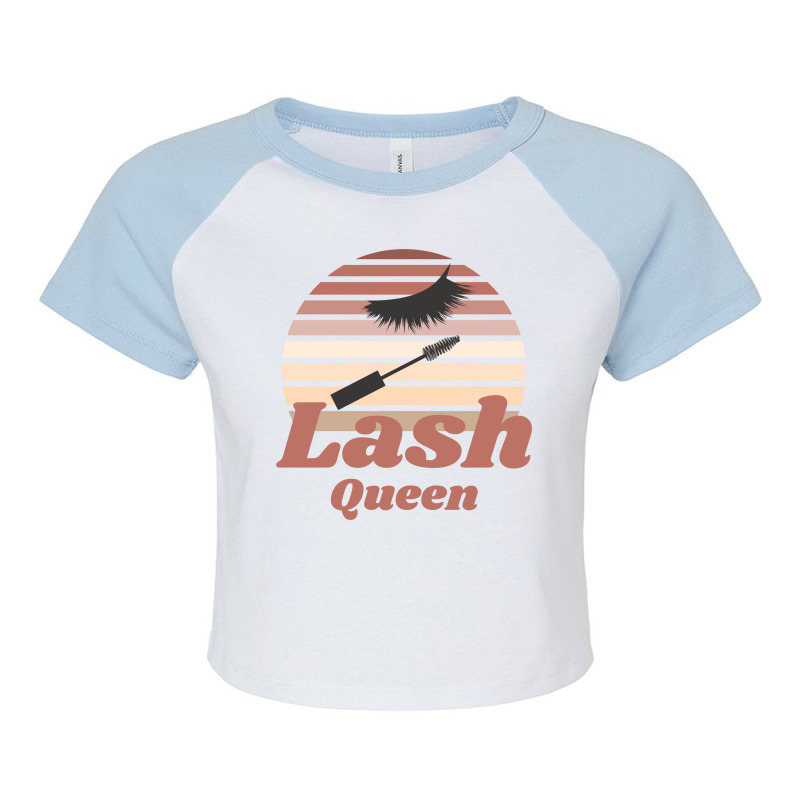 Gift Idea For Lash Artist Lash Boss Lash Tech Or L Raglan Crop Top | Artistshot