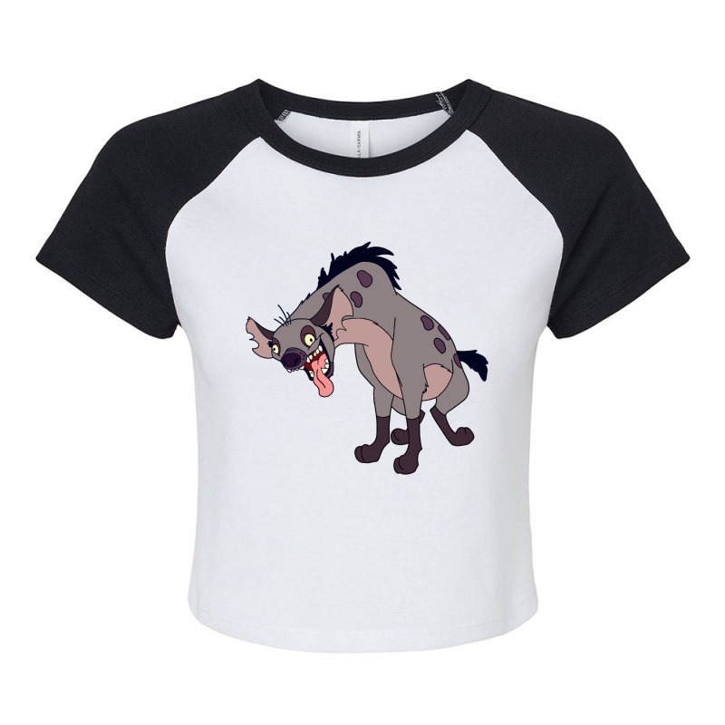 Ed Hyena Raglan Crop Top by Rosiana | Artistshot