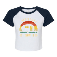 I'm Sexy And I Tow It Funny Caravan Camping Rv Tra Raglan Crop Top | Artistshot