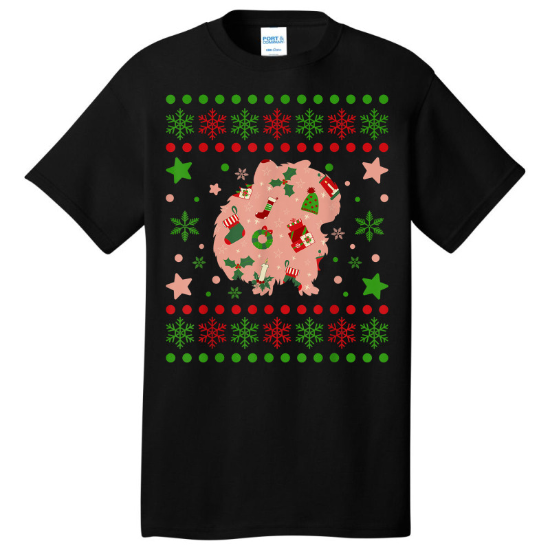 Guinea Pigs Christmas Pattern Cavy Lover Guinea Pig T Shirt Basic T-shirt | Artistshot