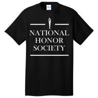 National Honor Society Torch Basic T-shirt | Artistshot