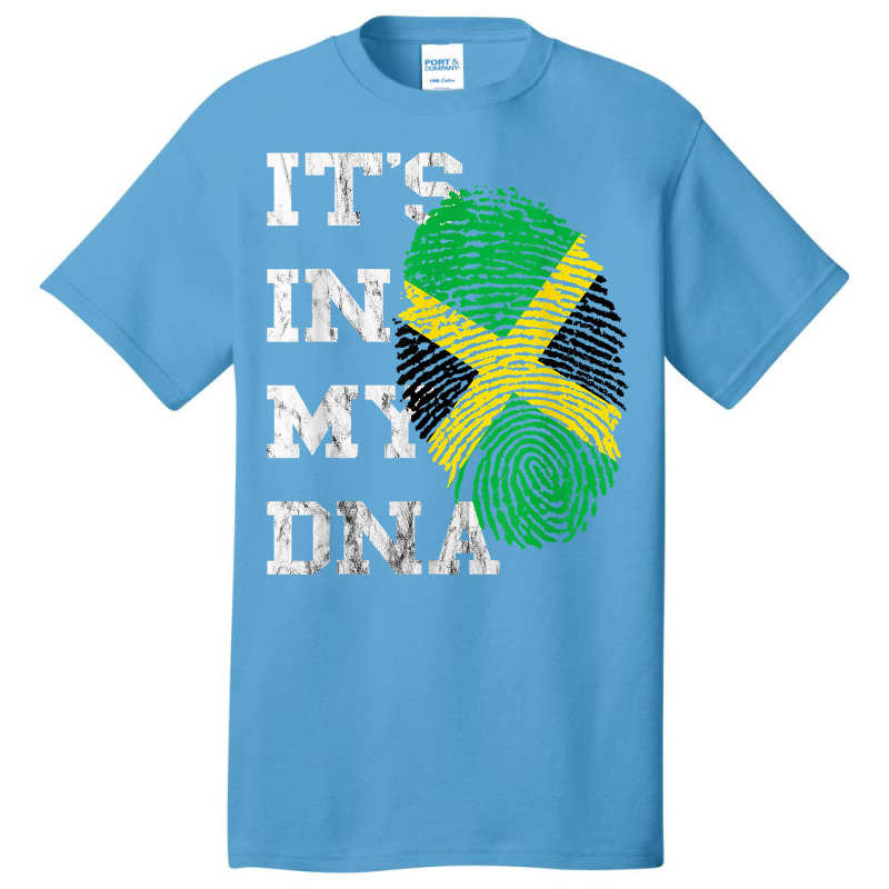 It's In My Dna Jamaica Genetic Jamaican Roots Jamaican Pride T Shirt Basic T-shirt by nuzhetanopo | Artistshot