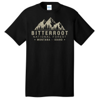 Bitterroot National Forest Montana Idaho Pullover Basic T-shirt | Artistshot