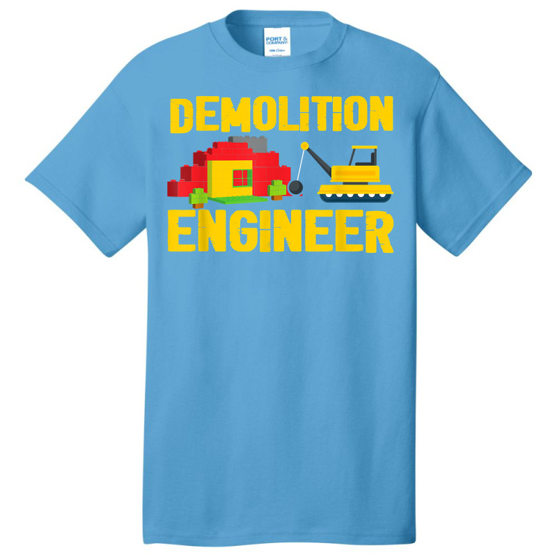 Demolition Engineer Master Builder Building Blocks Bricks For Fans Basic T-shirt | Artistshot