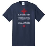 Mens Crusader Knight Knights Templar Code Holy Cross Basic T-shirt | Artistshot