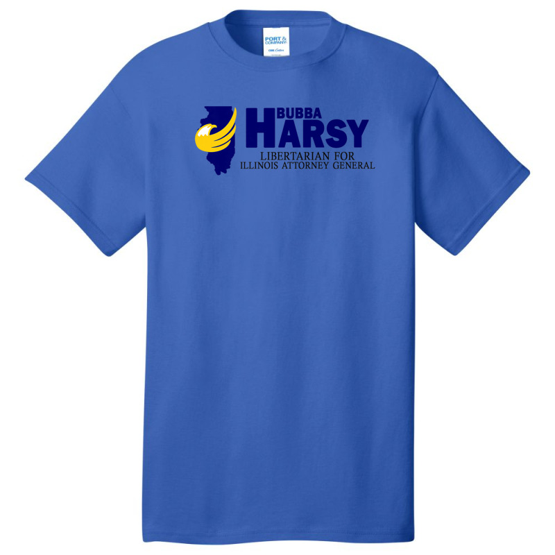 Bubba Harsy - Libertarian For Illinois Attorney General Basic T-shirt by KadeBarry | Artistshot