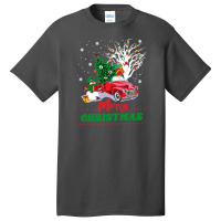 Vintage Wagon Christmas T-shirt - Tree On Car Xmas Vacation T-shirt Basic T-shirt | Artistshot