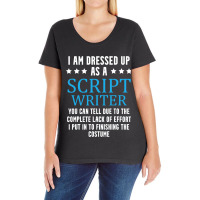 Funny Screenwriter Saying Screenplay Writer Ladies Curvy T-shirt | Artistshot