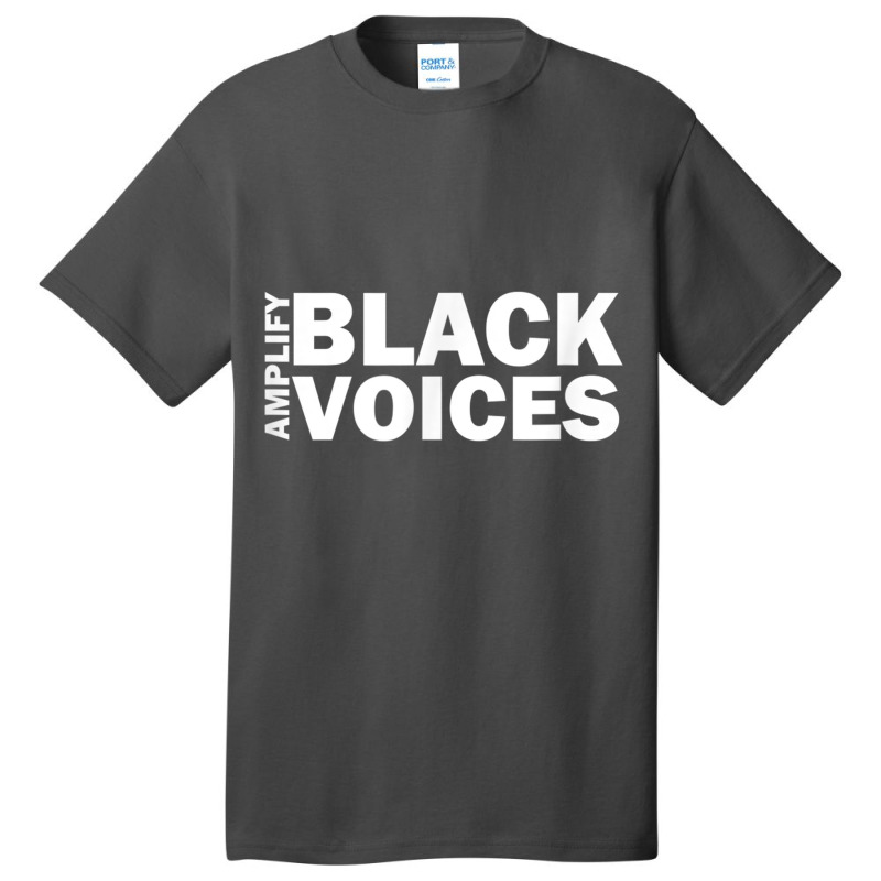 Amplify Black Voices Amplifyblackvoices History Month Gift Character V Basic T-shirt by TyrellDesign | Artistshot