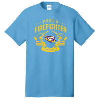 Lsu Tigers Proud Firefighter - Apparel Basic T-shirt | Artistshot