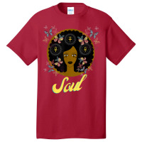 Classy Womens African Head Wrap Black Pride - Soul Sista Video Games C Basic T-shirt | Artistshot