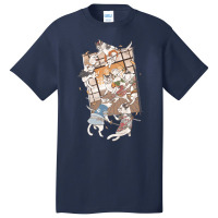 Cat Invade Chapter One, Cat Invade Chapter One Art, Cat Invade Chapter Basic T-shirt | Artistshot