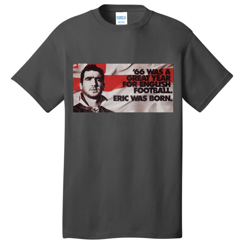 Eric Cantona, Eric Cantona Vintage, Eric Was Born, Eric Cantona Painti Basic T-shirt | Artistshot