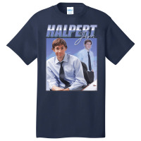 Jim Halpert Homage, Jim Halpert Homage Art, Jim Halpert Homage Vintage Basic T-shirt | Artistshot