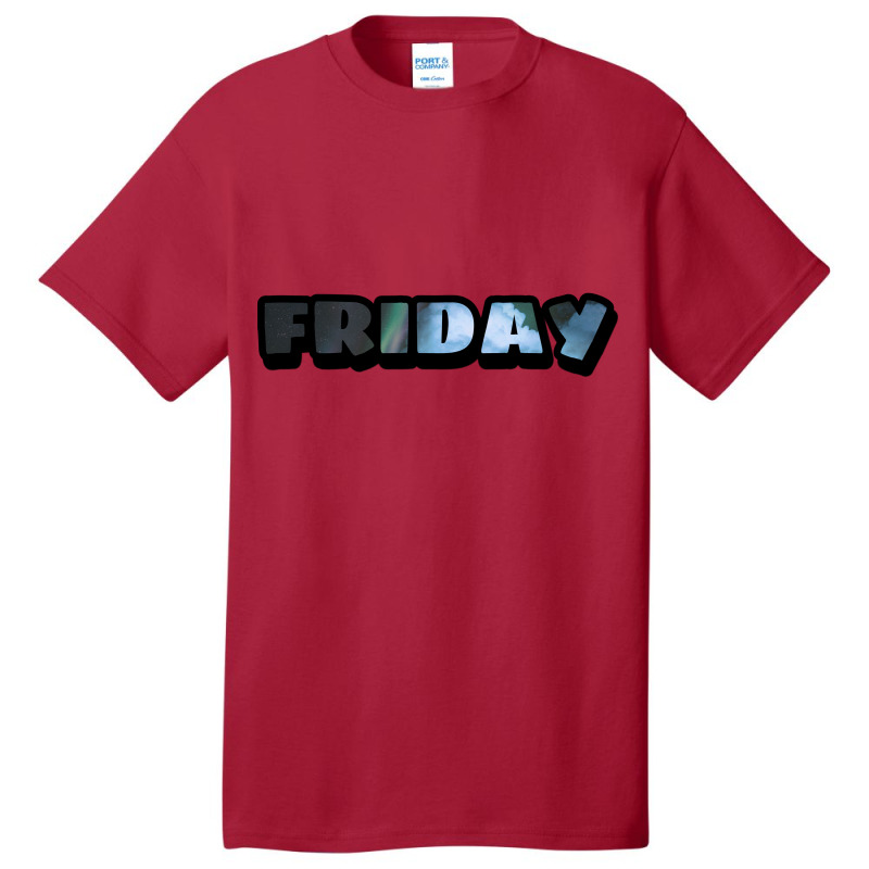 Friday Art By Rhafizt Basic T-shirt by rhafizt | Artistshot