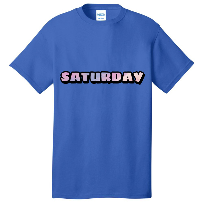 Saturday Art By Rhafizt Basic T-shirt by rhafizt | Artistshot