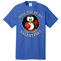 Will You Be My Valentine Funny Valentine's Day Basic T-shirt | Artistshot