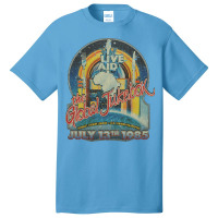 Live Aid Global Jukebox, Live Aid Global Jukebox Vintage, Live Aid Glo Basic T-shirt | Artistshot